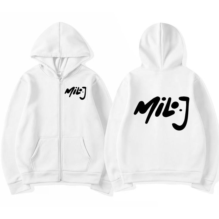 🎤 🌫️ ZIP-HOODIE MILO J