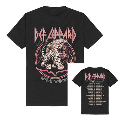 🐆🔥 CAMISETA DEF LEPPARD – EL ROCK NUNCA PASA DE MODA 🎸⚡