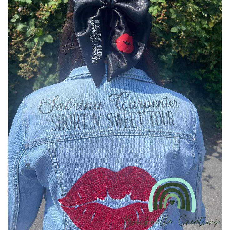 🖤🧥 CHAQUETA JEAN SABRINA CARPENTER –  EDITION STEREO PICNIC 2026 💖✨