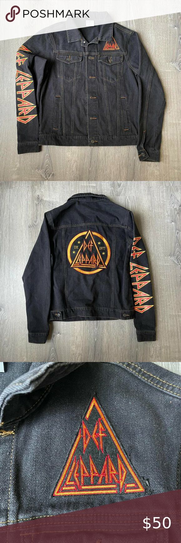 🐆🔥 CHAQUETA JEAN DEF LEPPARD – EL ROCK NUNCA PASA DE MODA 🎸⚡