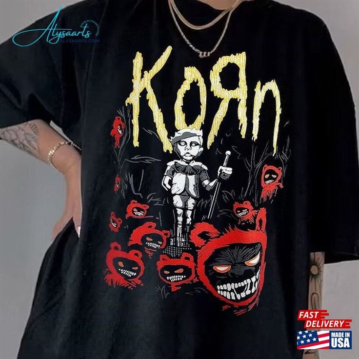 🎸🔥 CAMISETA KORN – UNTOUCHABLE METAL EDITION 🔥🎸