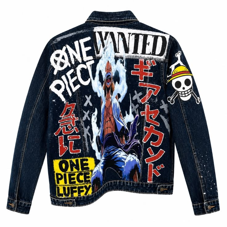 🧥🏴‍☠️ CHAQUETA JEAN ONE PIECE – ELBAPH | LA AVENTURA HECHA OUTFIT ⚔️✨