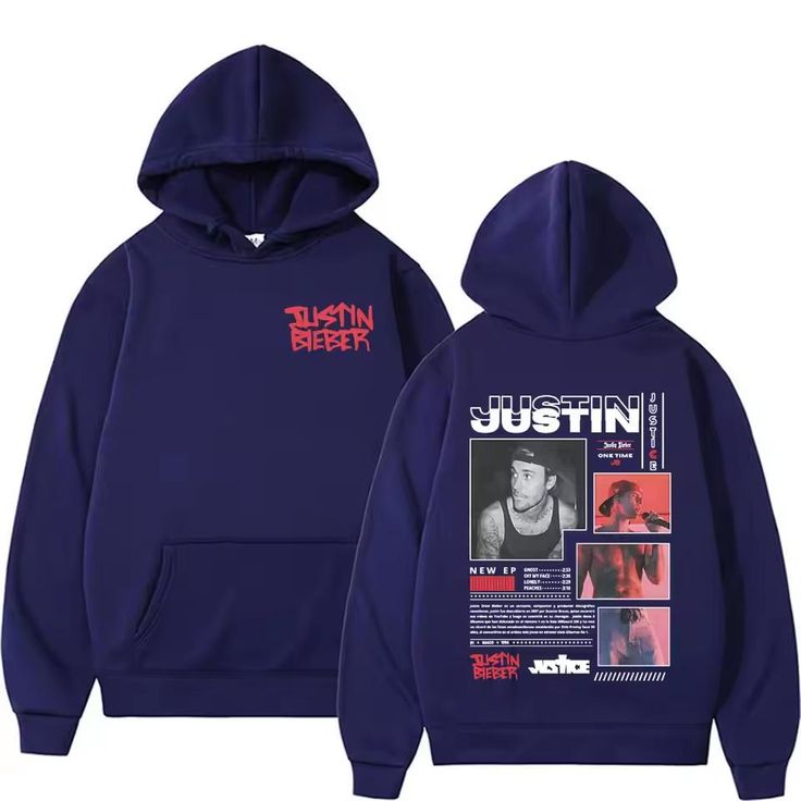 🎤🖤 HOODIE JUSTIN BIEBER – STREET POP ICON 🔥✨
