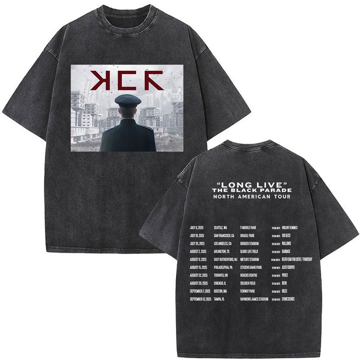 🖤Camiseta Acid Wash MY CHEMICAL ROMANCE⚡