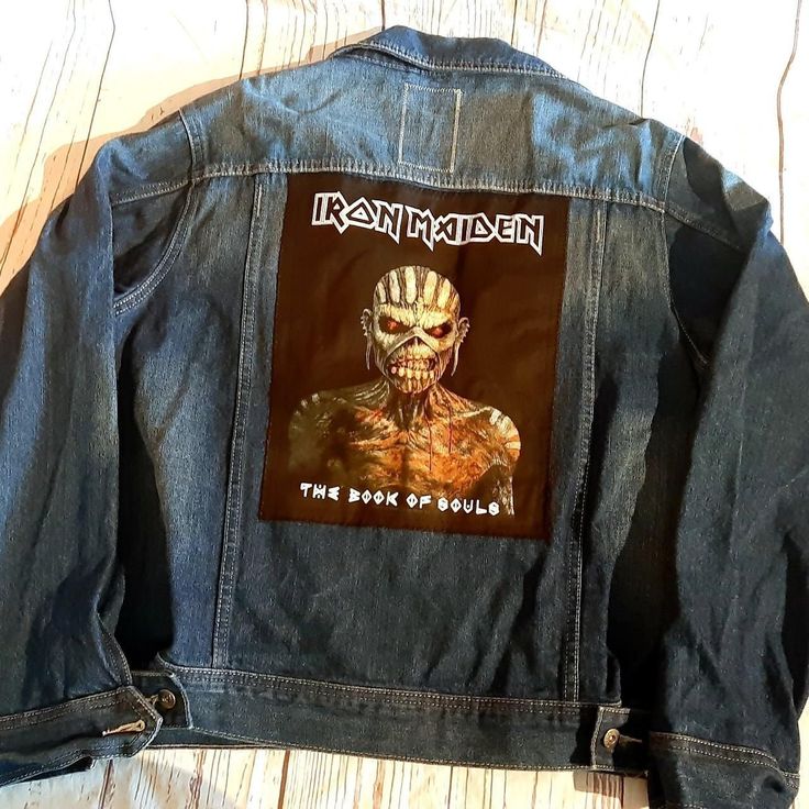 🤘🔥 CHAQUETA JEAN IRON MAIDEN – EL METAL TAMBIÉN SE VISTE 🎸⚡