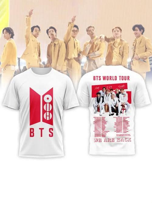 💜🎤 CAMISETA BTS – 2026 WORLD TOUR (BOGOTÁ) 🔥🌍