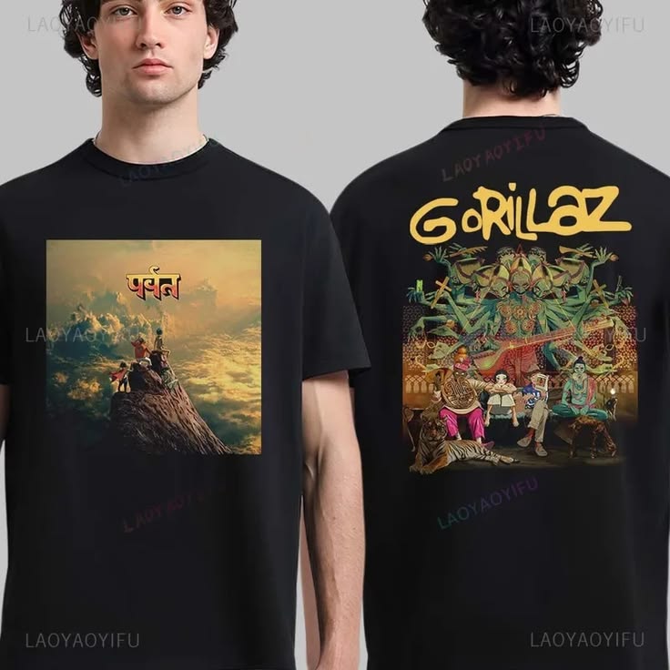 🎧🎨 CAMISETA GORILLAZ – VIBRA ALTERNATIVA 🔥