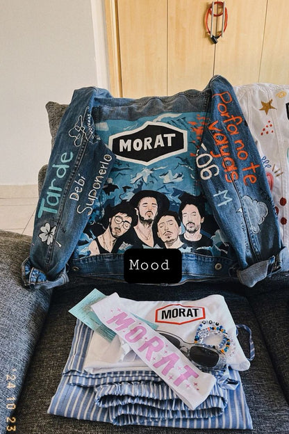 🧥💙 CHAQUETA JEAN MORAT YEM - ESTILO 2026 🎶✨
