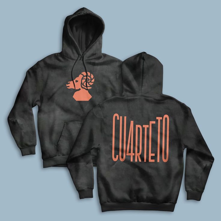 🖤🔥 HOODIE CUARTETO DE NOS – ACTITUD, ROCK Y PERSONALIDAD 🎸⚡