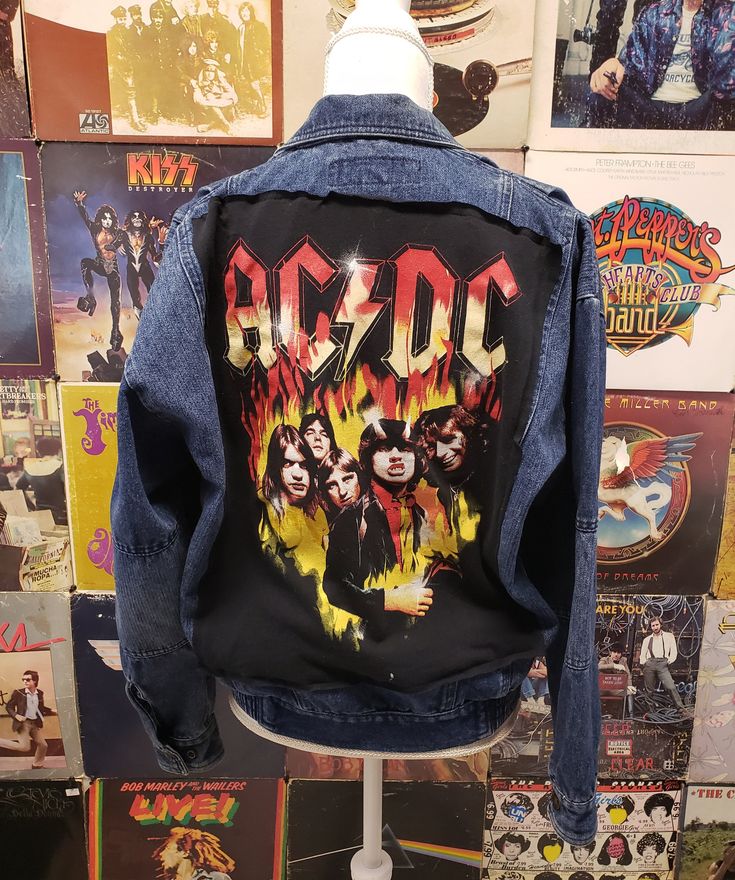 🔥 CHAQUETA JEAN AC/DC - POWER UP WORLD TOUR
