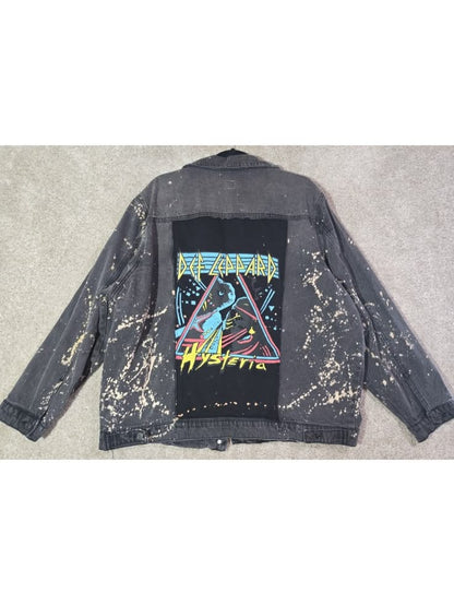 🐆🔥 CHAQUETA JEAN DEF LEPPARD – EL ROCK NUNCA PASA DE MODA 🎸⚡