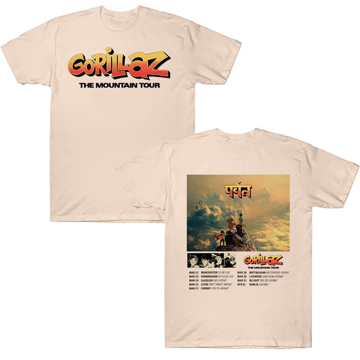 🎧🎨 CAMISETA GORILLAZ – VIBRA ALTERNATIVA 🔥