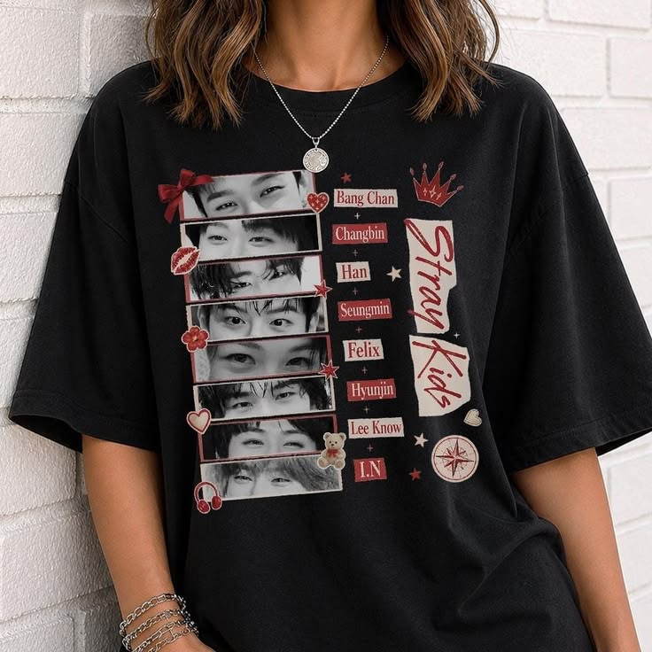 👕🖤 CAMISETA STRAY KIDS – EL ESTILO QUE TODO STAY QUIERE 🔥✨