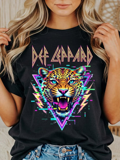🐆🔥 CAMISETA DEF LEPPARD – EL ROCK NUNCA PASA DE MODA 🎸⚡