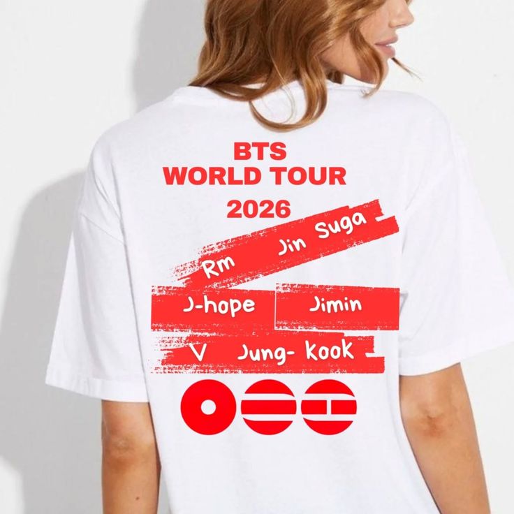 💜🎤 CAMISETA BTS – 2026 WORLD TOUR (BOGOTÁ) 🔥🌍