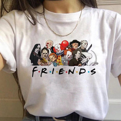 🎃👕 CAMISETA HALLOWEEN – EL TERROR NUNCA PASA DE MODA 🔪🔥