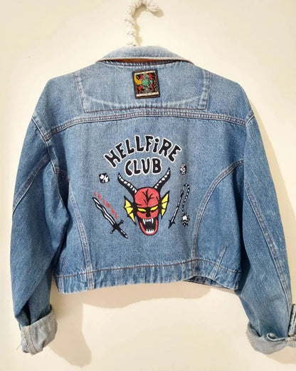 🧥⚡ Chaqueta Jean Stranger Things