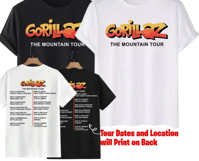 🎧🎨 CAMISETA GORILLAZ – VIBRA ALTERNATIVA 🔥