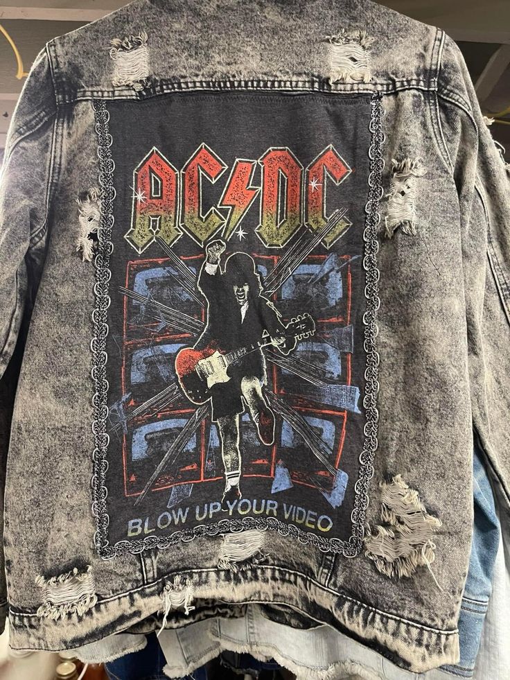 🔥 CHAQUETA JEAN AC/DC - POWER UP WORLD TOUR