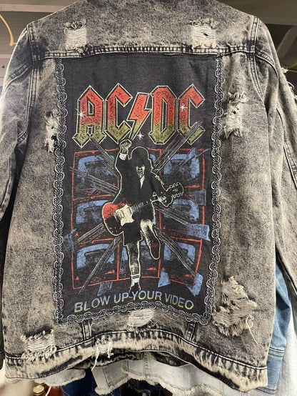 🔥 CHAQUETA JEAN AC/DC - POWER UP WORLD TOUR
