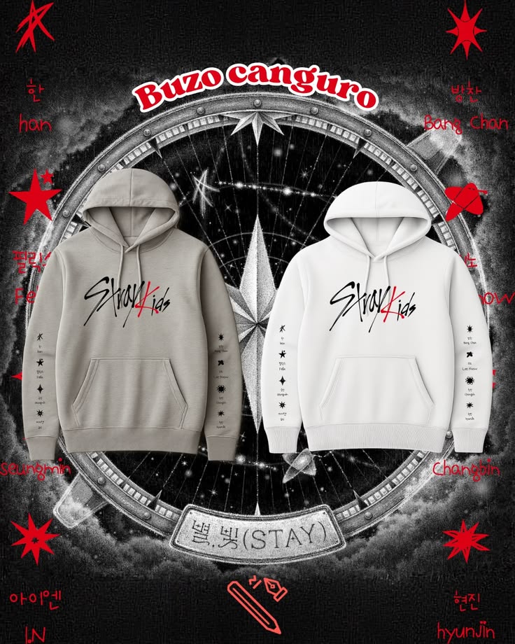 🖤🔥 HOODIE STRAY KIDS – EL ESTILO QUE TODO STAY QUIERE 🎶✨
