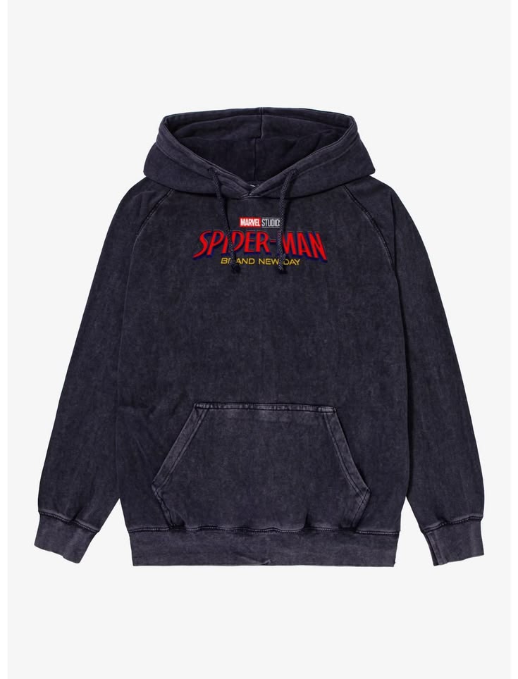 🕷️🖤 HOODIE ACID WASH SPIDER-MAN – EL ESTILO VINTAGE DEL HÉROE MÁS ICÓNICO ❤️🔥