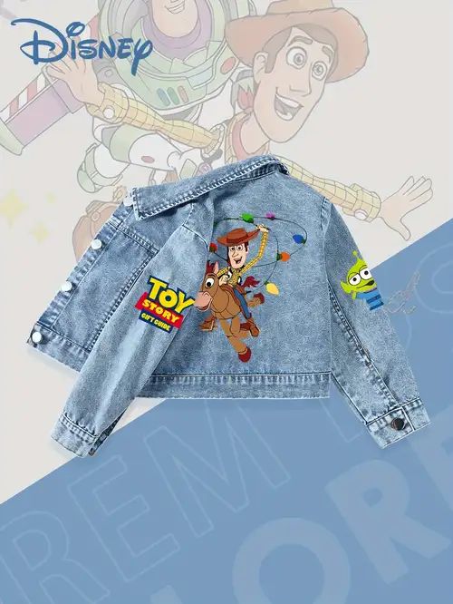 🤠🧥 CHAQUETA JEAN TOY STORY – DENIM NOSTALGIA 🔥🚀