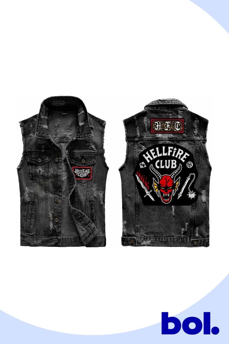 🧥⚡ Chaqueta Jean Stranger Things