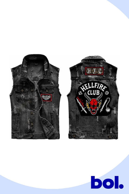 🧥⚡ Chaqueta Jean Stranger Things