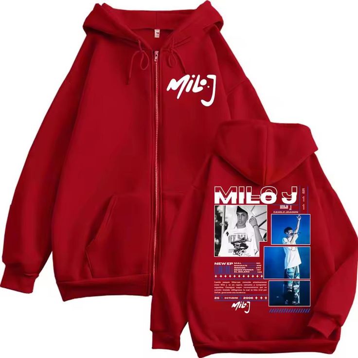 🎤 🌫️ ZIP-HOODIE MILO J