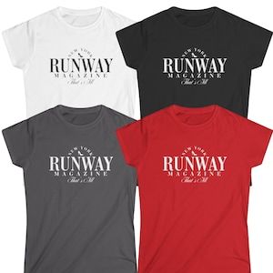 👠 ☕ CAMISETA EL DIABLO VISTE A LA MODA  – RUNWAY EDITORIAL ☕ 👠