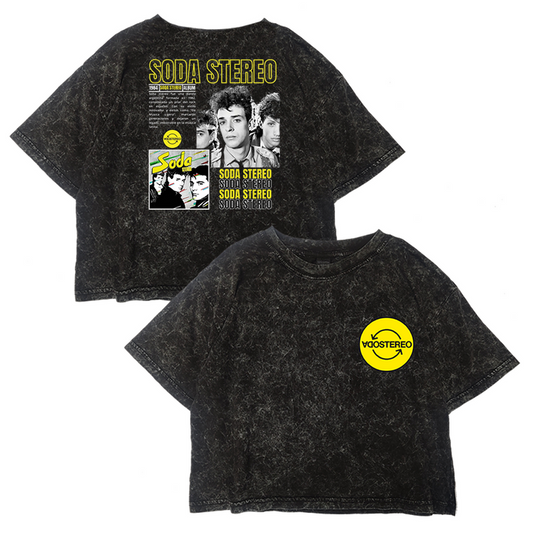 🎶🌫️ CAMISETA ACID WASH SODA STEREO – ROCK VINTAGE EDITION ⚡🖤