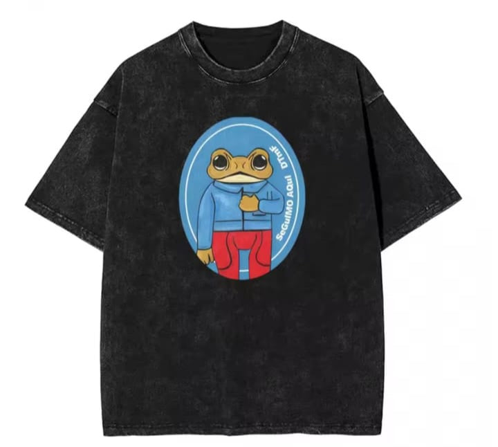 🔥 Camiseta Acid Wash Bad Bunny 🐰💥