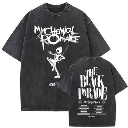 🖤Camiseta Acid Wash MY CHEMICAL ROMANCE⚡