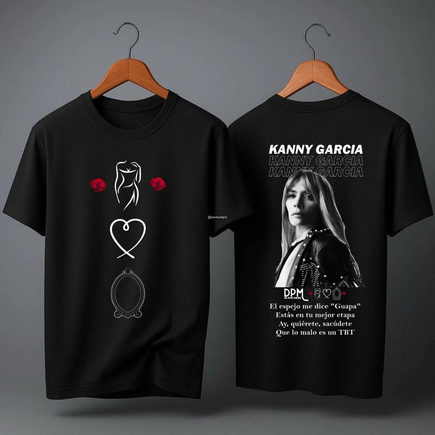 🎶✨ CAMISETA KANY GARCÍA – MÚSICA QUE SE SIENTE 🖤🔥
