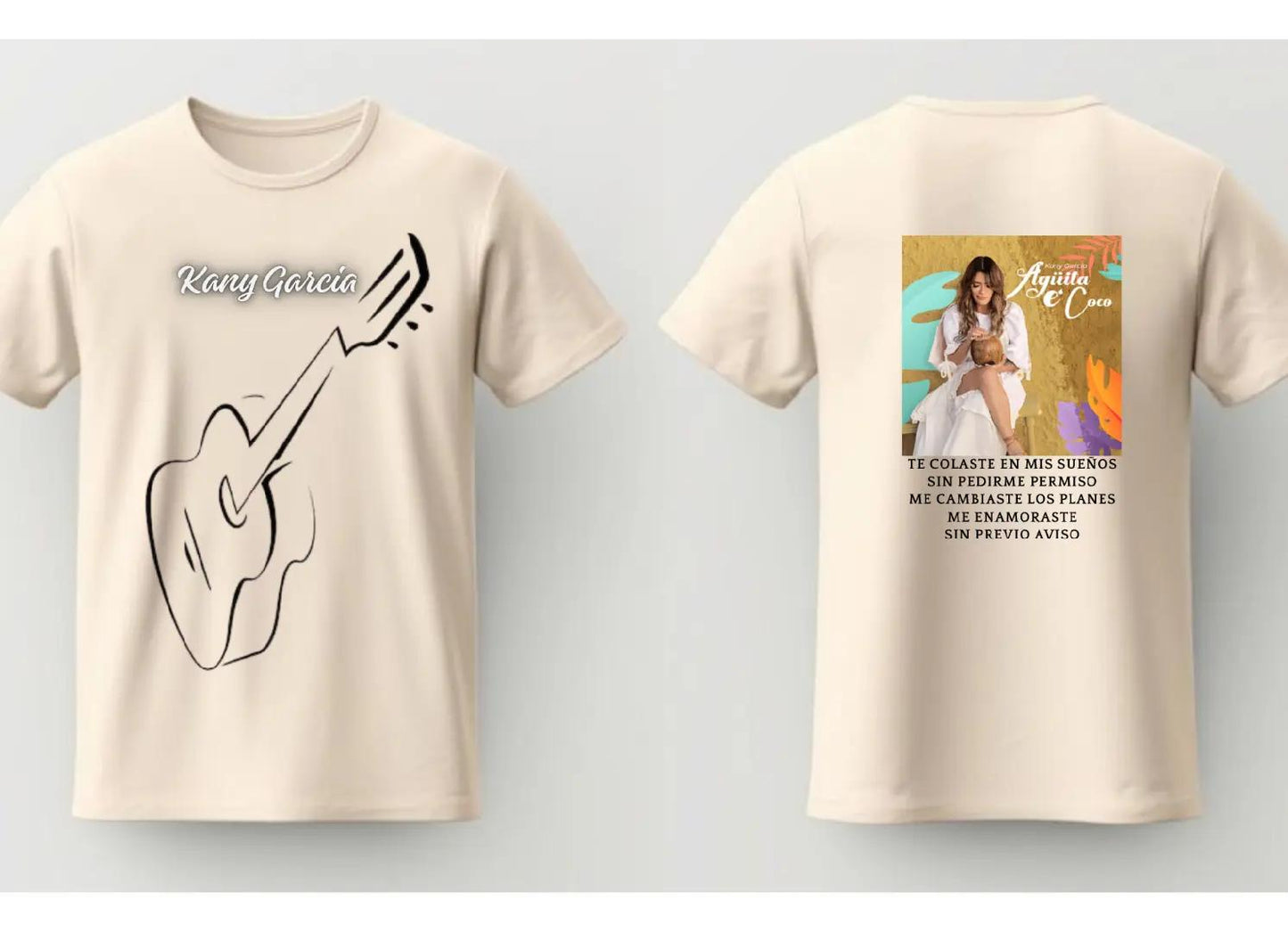 🎶✨ CAMISETA KANY GARCÍA – MÚSICA QUE SE SIENTE 🖤🔥