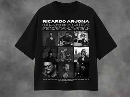 🎶🖤 CAMISETA RICARDO ARJONA – LETRAS QUE MARCAN 🔥✨