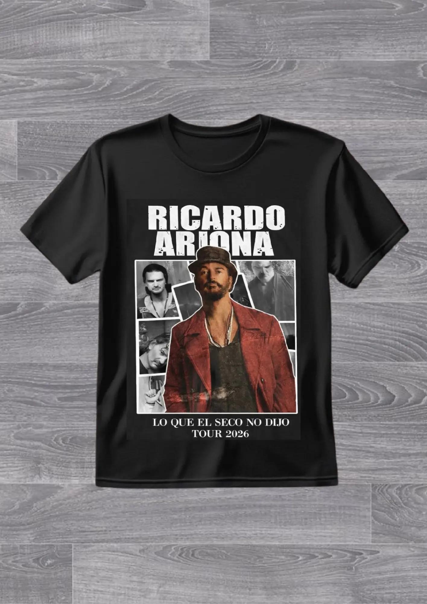 🎶🖤 CAMISETA RICARDO ARJONA – LETRAS QUE MARCAN 🔥✨
