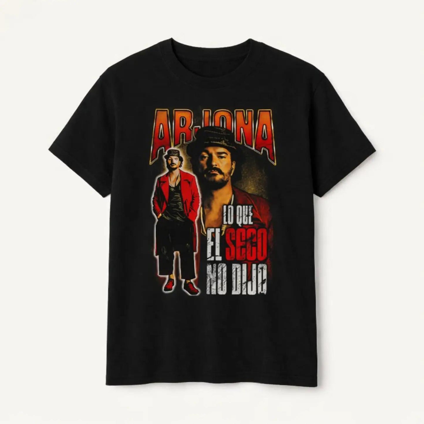 🎶🖤 CAMISETA RICARDO ARJONA – LETRAS QUE MARCAN 🔥✨
