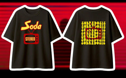 🎶⚡ CAMISETA SODA STEREO – DE MÚSICA LIGERA 🔥🖤