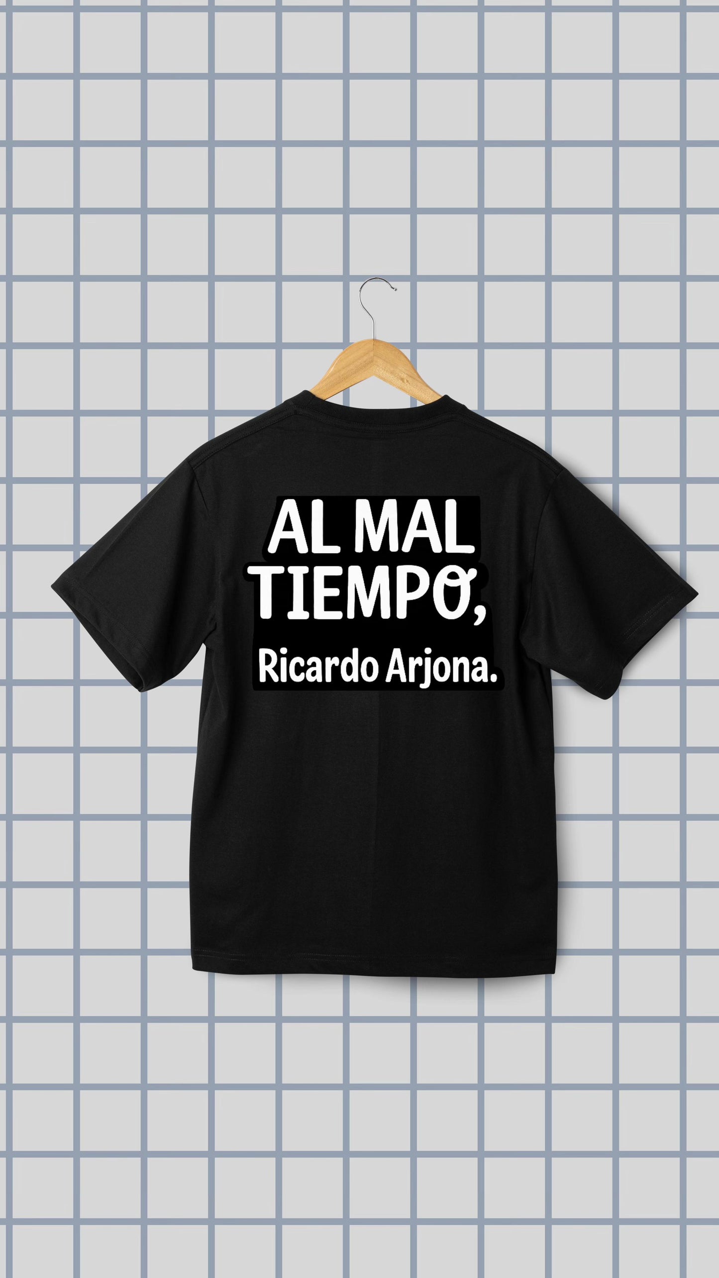 🎶🖤 CAMISETA RICARDO ARJONA – LETRAS QUE MARCAN 🔥✨