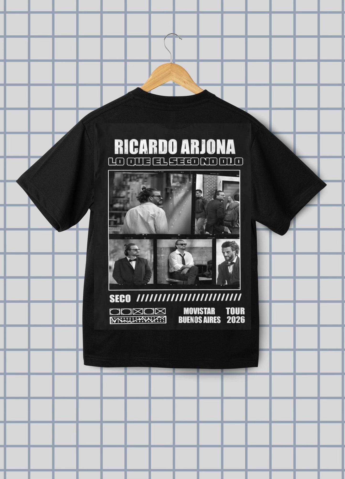 🎶🖤 CAMISETA RICARDO ARJONA – LETRAS QUE MARCAN 🔥✨