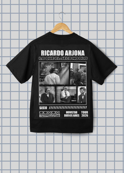 🎶🖤 CAMISETA RICARDO ARJONA – LETRAS QUE MARCAN 🔥✨