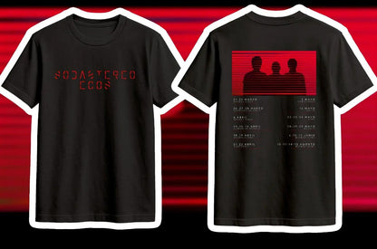 🎶⚡ CAMISETA SODA STEREO – DE MÚSICA LIGERA 🔥🖤