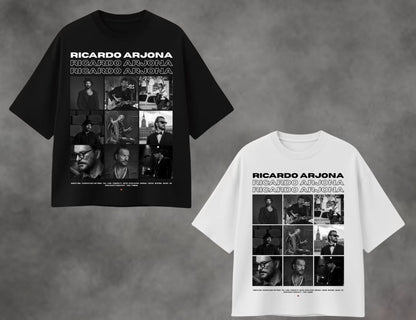 🎶🖤 CAMISETA RICARDO ARJONA – LETRAS QUE MARCAN 🔥✨