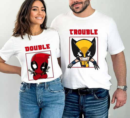 Camiseta Duo Deadpool & Wolverine