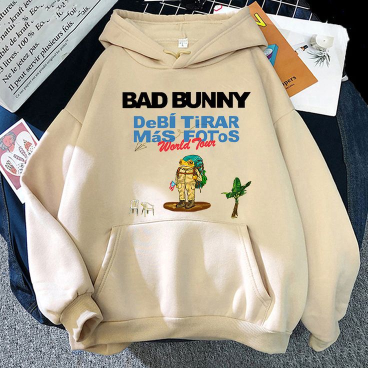 🔥🐰 El Hoodie Bad Bunny Debí Tirar Más Fotos 📸
