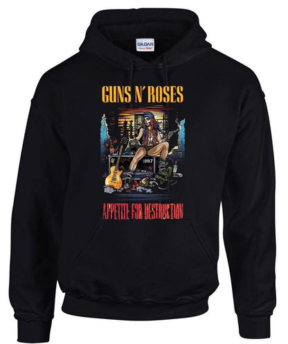 🔥 HOODIE OFICIAL GUNS N’ ROSES – EDICIÓN LIMITADA