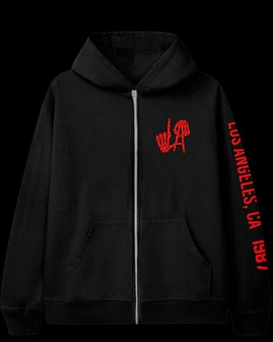 HOODIE CON CREMALLERA GUNS N’ ROSES