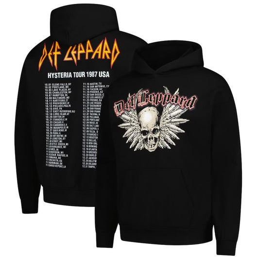 🖤🔥 HOODIE DEF LEPPARD – EL ROCK SE LLEVA CON ACTITUD 🎸⚡